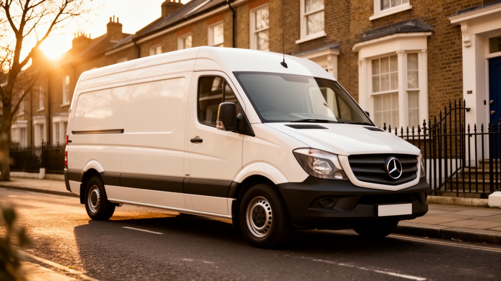 Your Items Matter courier van on a London street